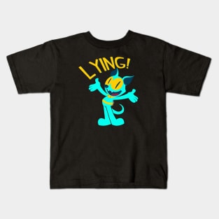 Lying the Cat Kids T-Shirt